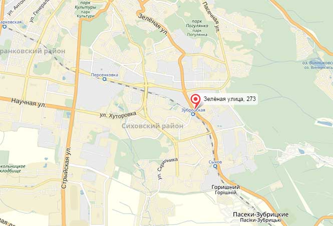 ЖК Старый Сыхов на карте