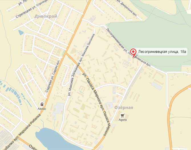 ЖК Форрест на карте