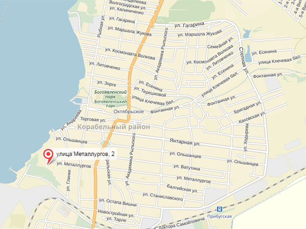 ЖК Океан Парк на карте