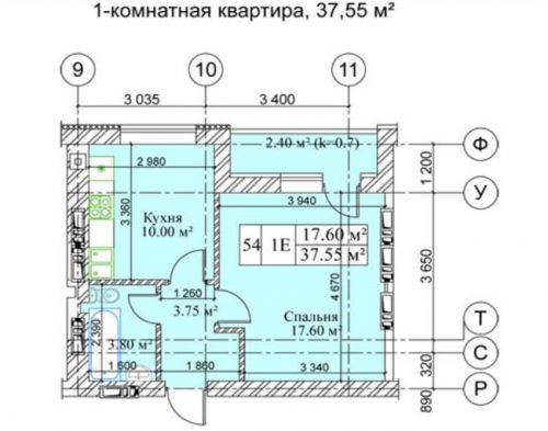1-ком.квартира