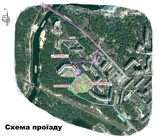 ЖК Стугна Хаус на карте