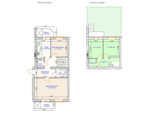 2-ком. квартира с двориком