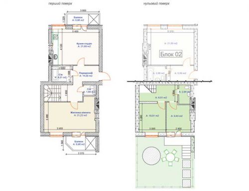 1-ком. квартира с двориком