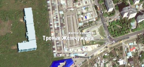 Расположение ЖК Третья жемчужина