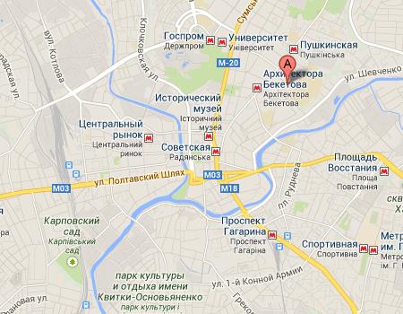 Расположение ЖК по пер. Краснознаменный на карте