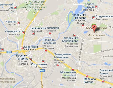 Расположение Жилого дома по ул. Широнинцев на карте