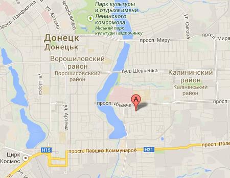 Расположение ЖК Парковый на карте