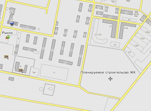 Расположение ЖК Подкова на карте