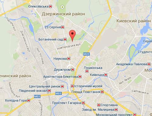 Расположение ЖК Ключ на карте
